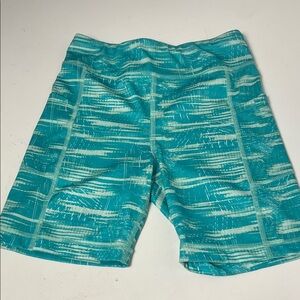 Zelos Youth XL Blue Graphic Pattern Elastic Waist Pull On Shorts